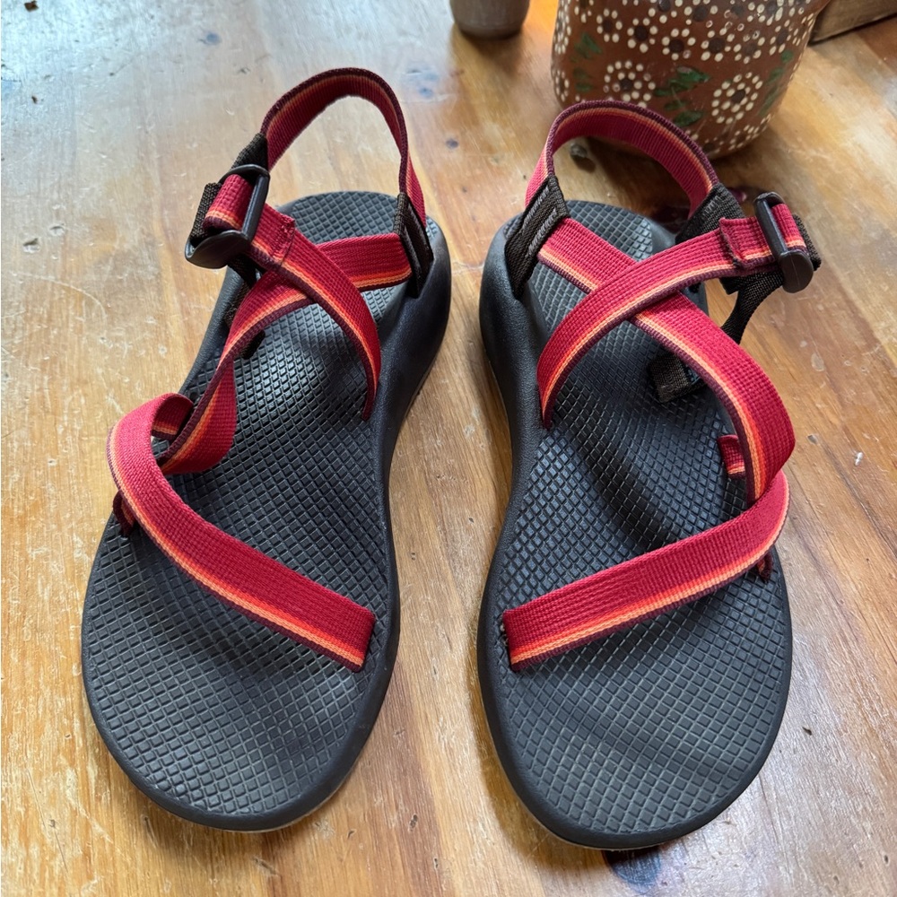 Chaco Women's Sandals - Black and Red